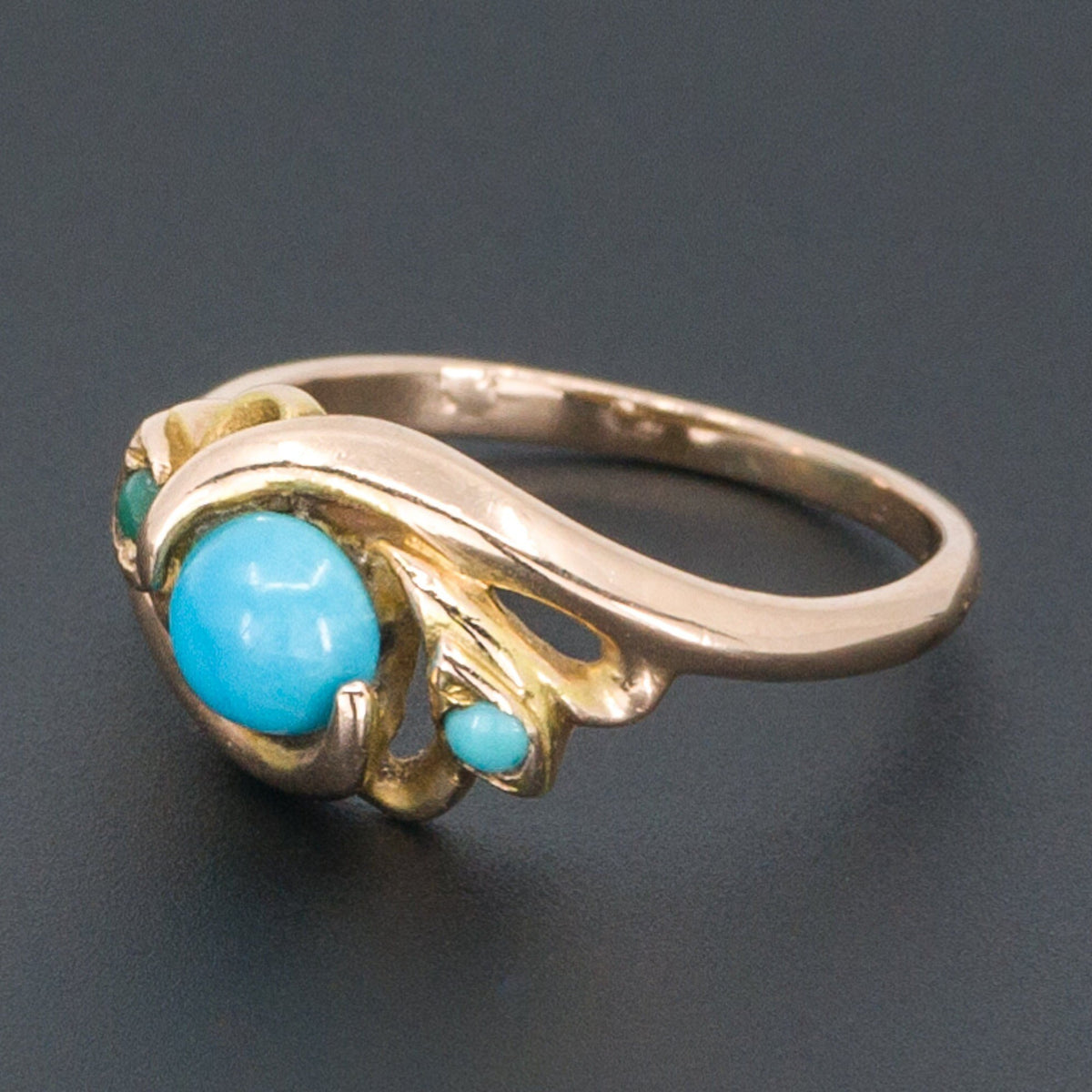 Turquoise Ring | Antique Turquoise Ring - Trademark Antiques