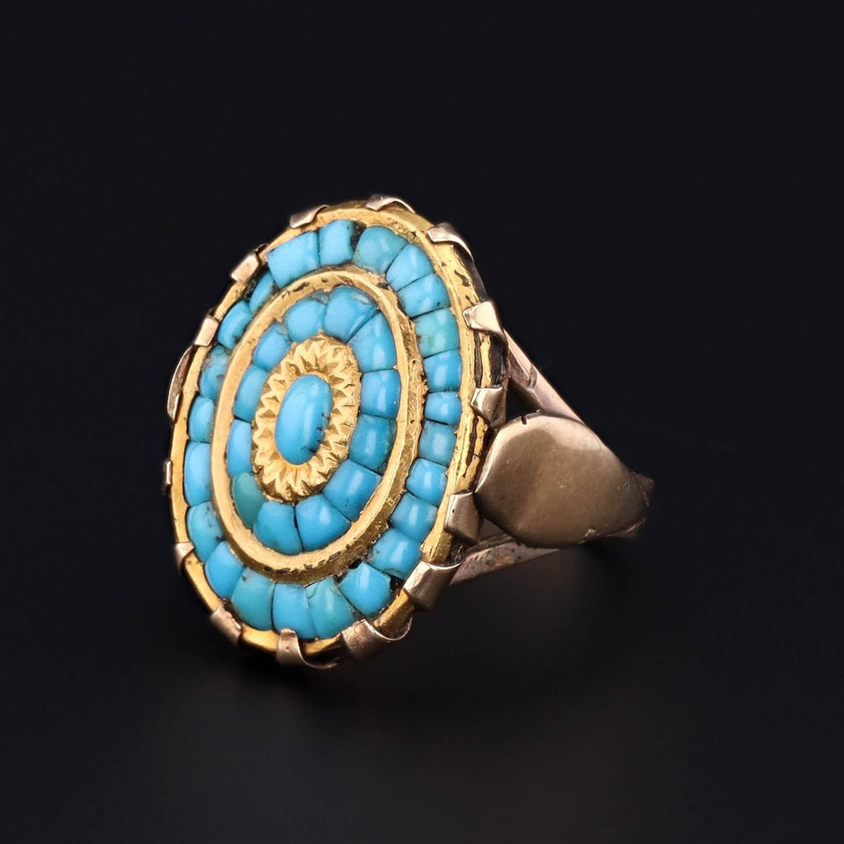 Turquoise Ring | Antique Turquoise Ring - Trademark Antiques