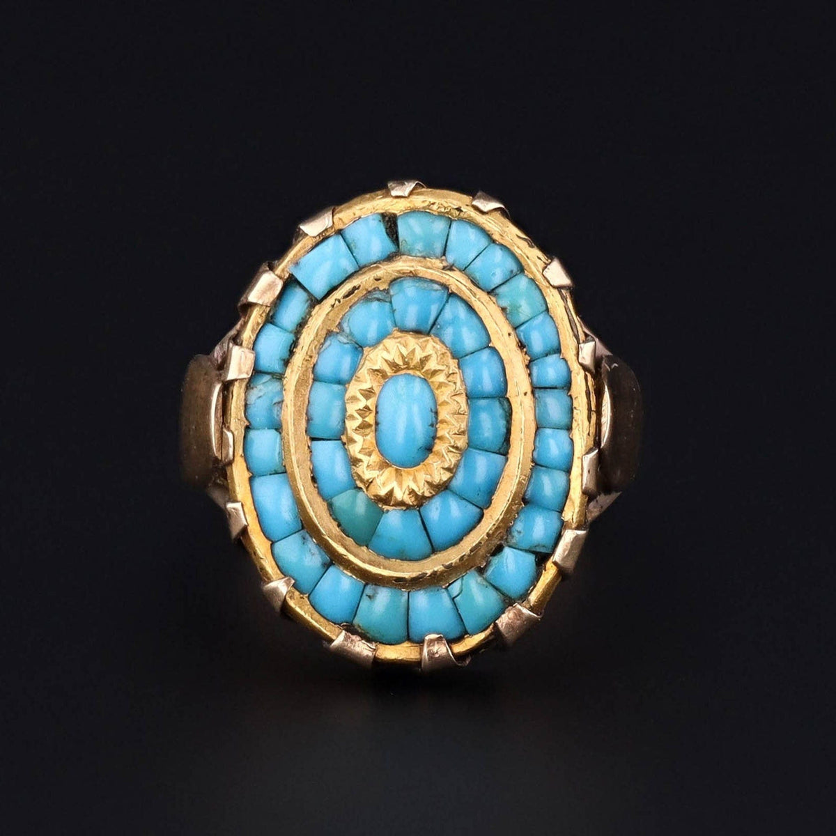 Turquoise Ring | Antique Turquoise Ring - Trademark Antiques