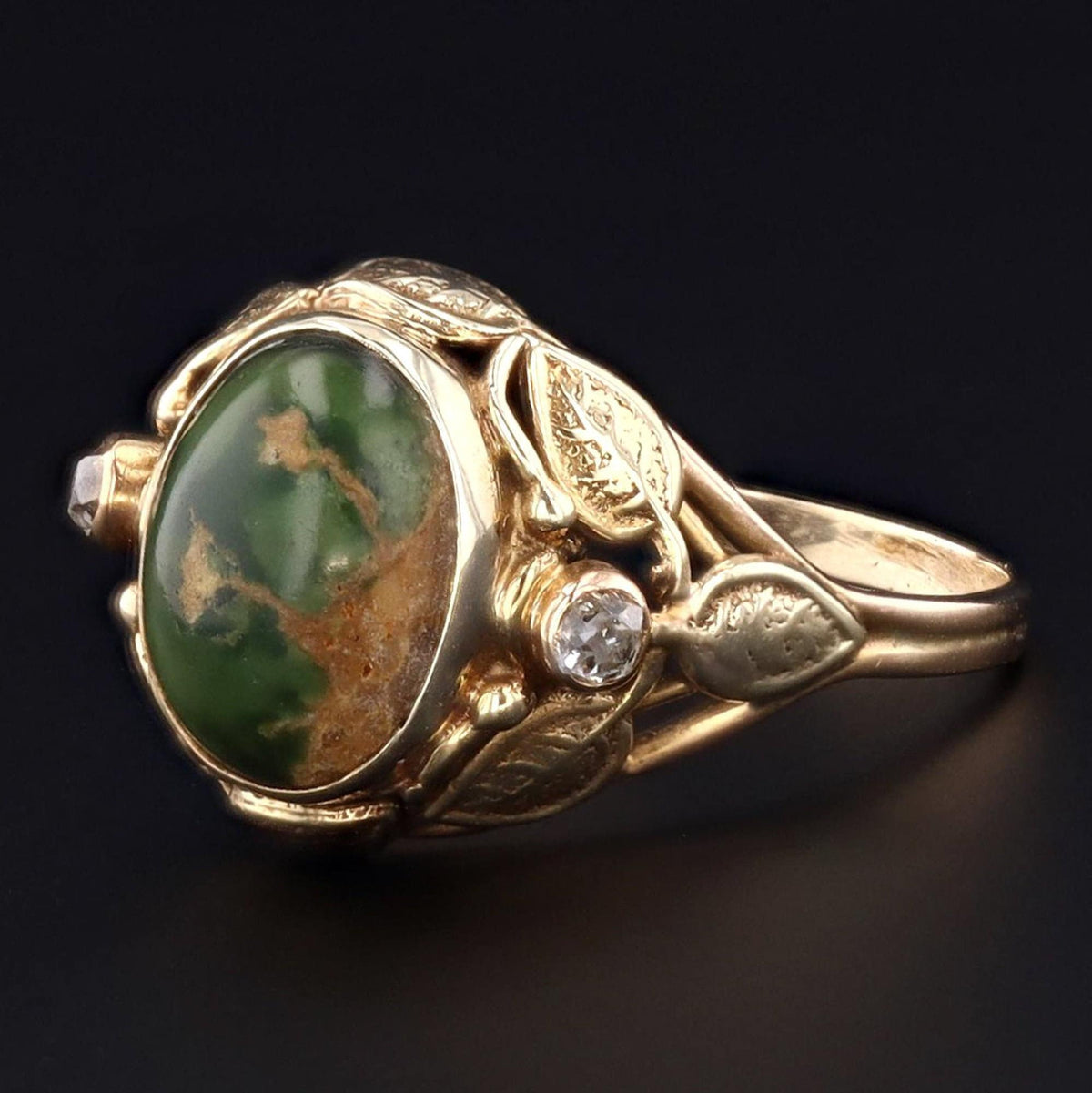 Turquoise Ring | Antique Turquoise Ring - Trademark Antiques