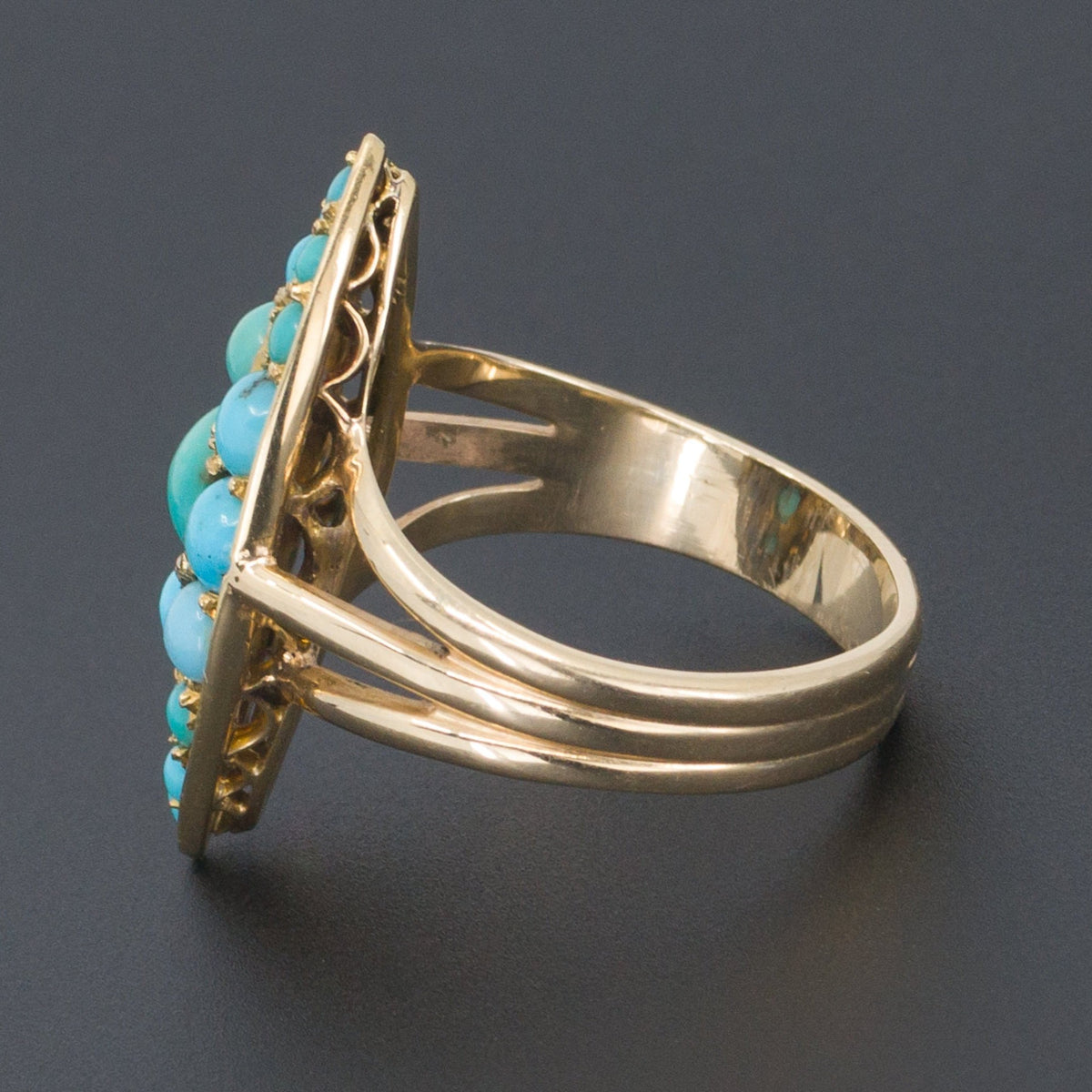 Turquoise Ring | Antique Turquoise Ring - Trademark Antiques