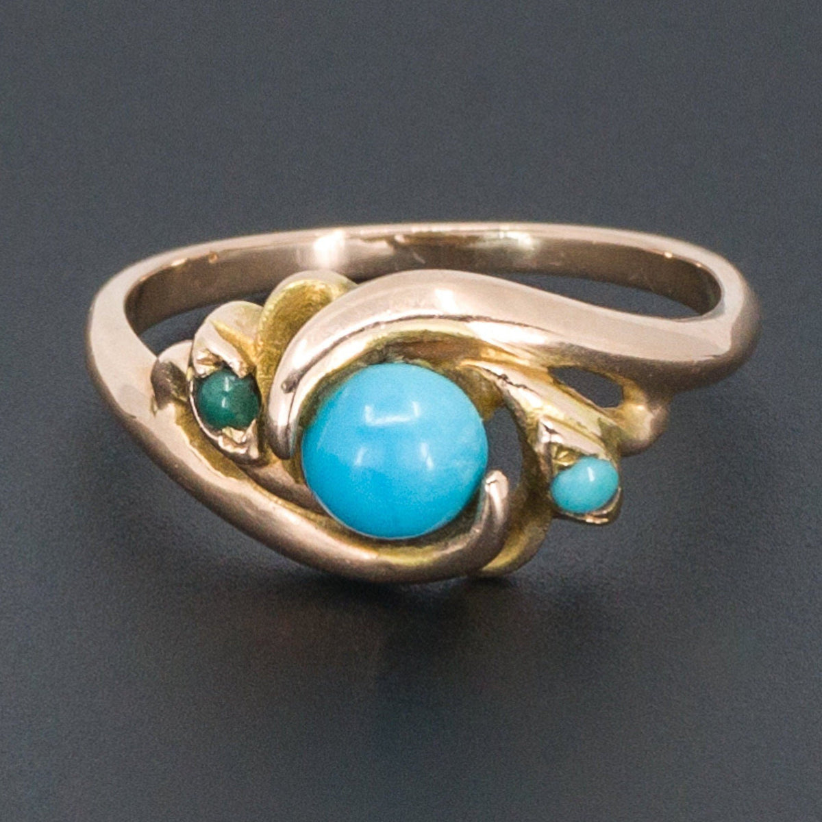 Turquoise Ring | Antique Turquoise Ring - Trademark Antiques