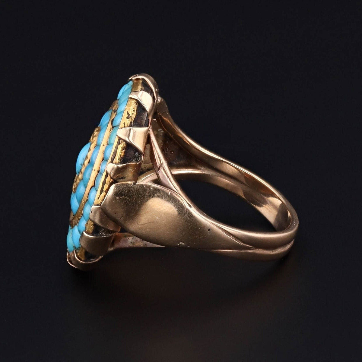Turquoise Ring | Antique Turquoise Ring - Trademark Antiques