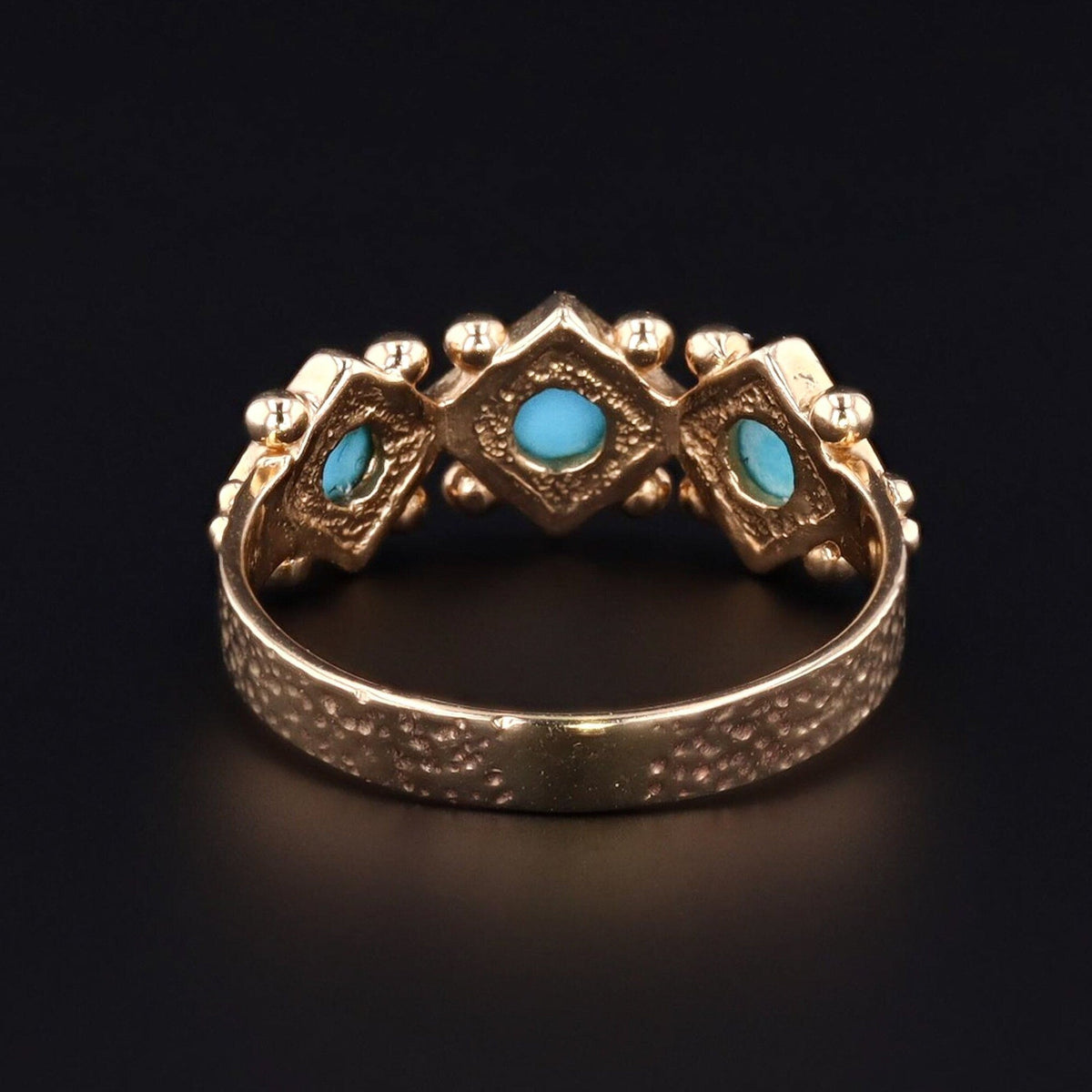 Turquoise Ring | Vintage Turquoise Ring - Trademark Antiques