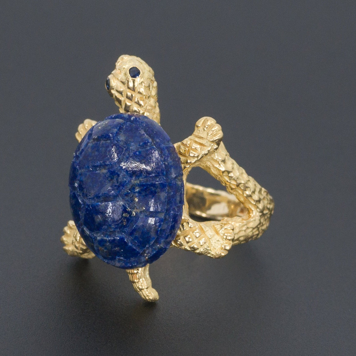 Turtle Ring | Vintage Turtle RIng - Trademark Antiques