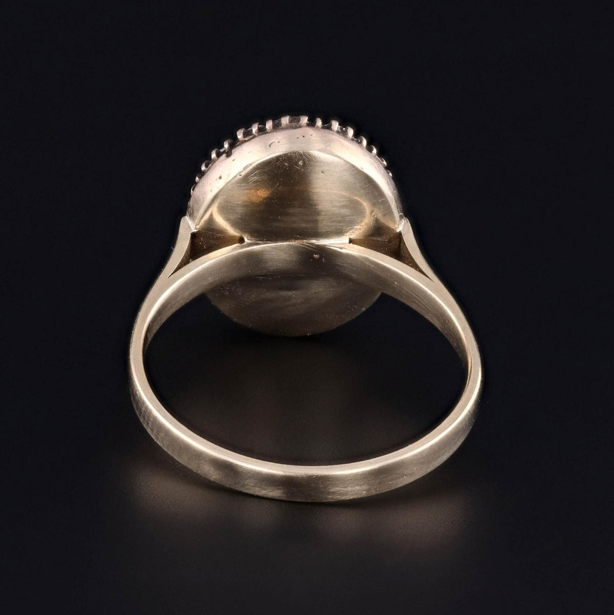 Victorian Garnet &amp; Pearl Conversion Ring of 14k Gold - Trademark Antiques