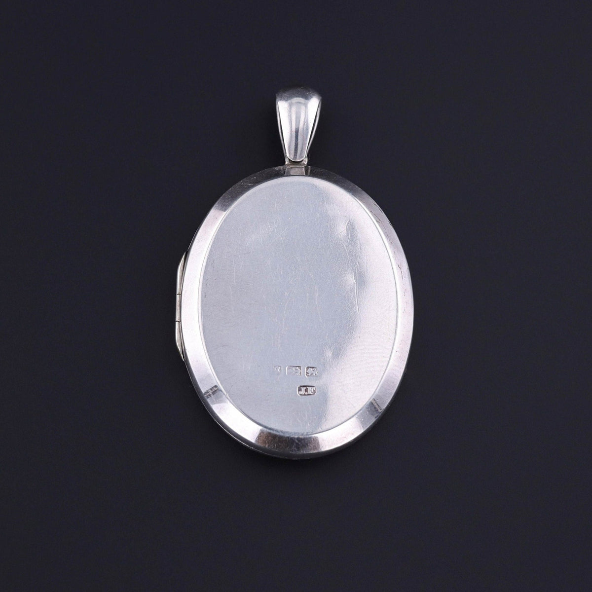 Victorian Sterling Silver Bird Locket - Trademark Antiques