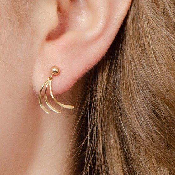 Vintage 14k Gold Earrings | 14k Earrings - Trademark Antiques