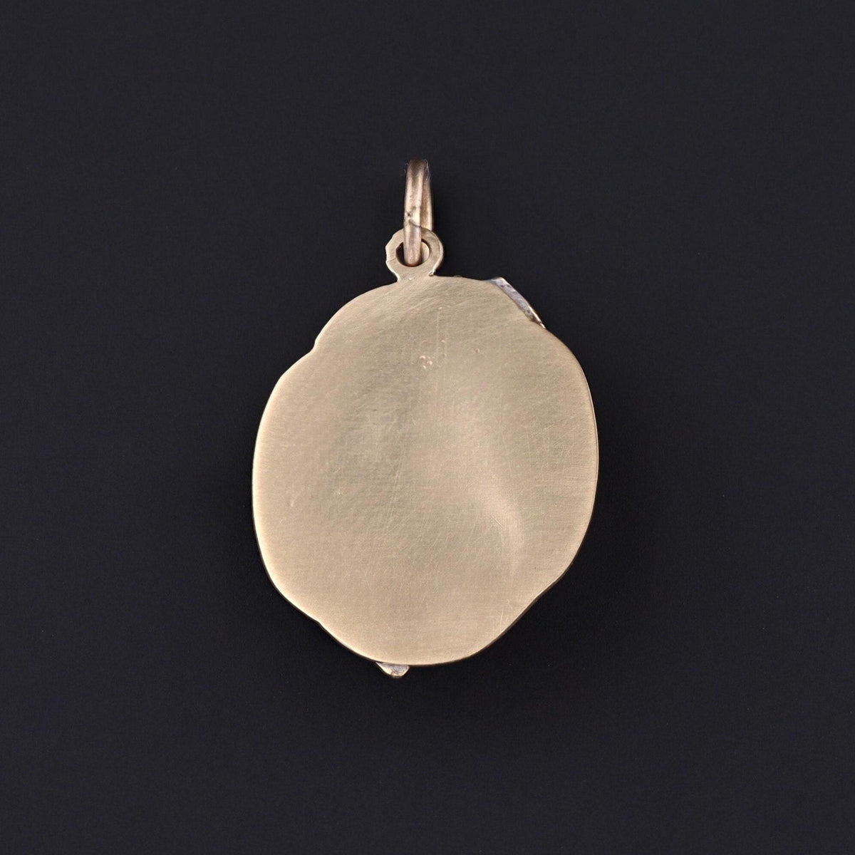 Vintage 14k Gold Lily Pendant | 14k Gold Flower Pendant - Trademark Antiques