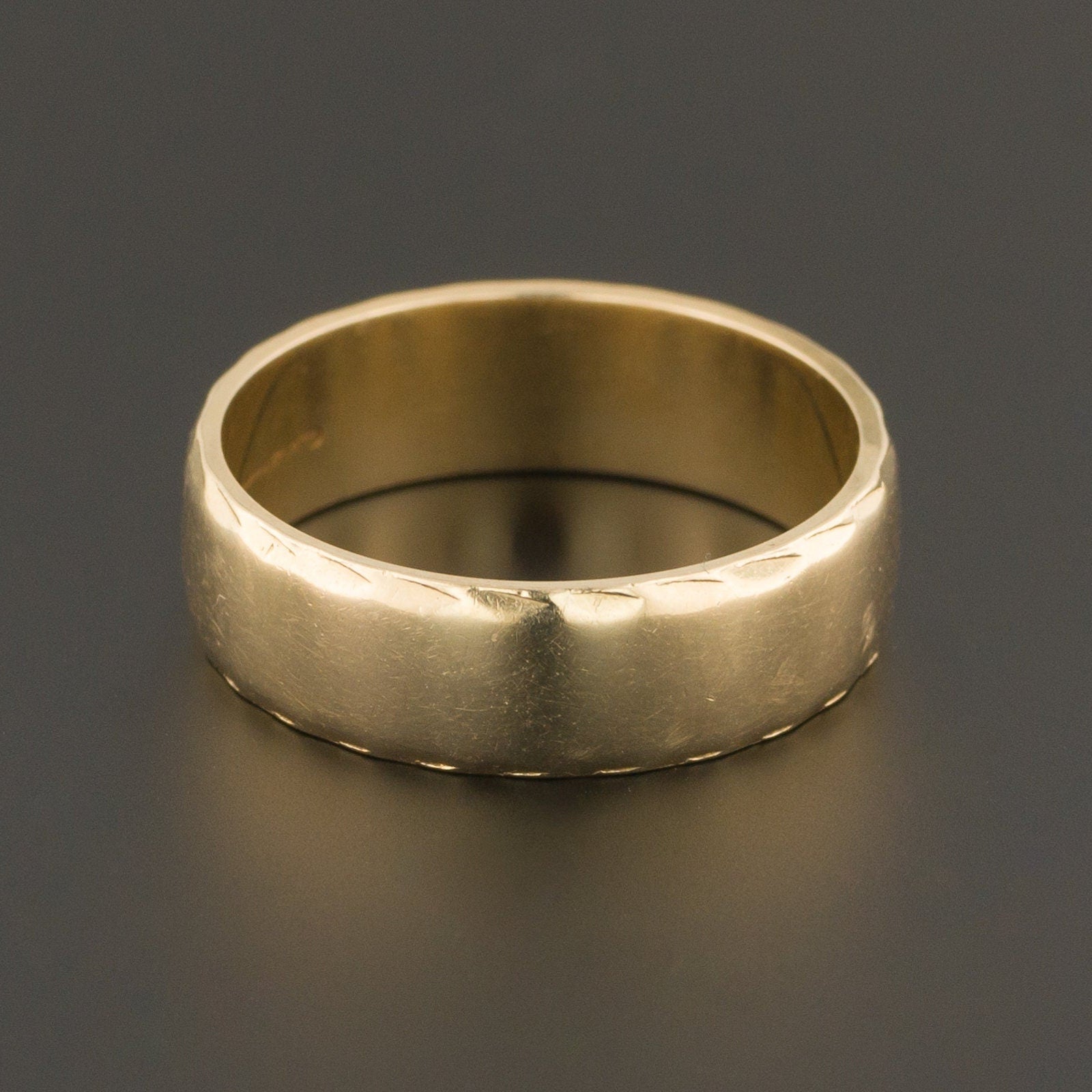 Vintage 14k Gold Wedding Band | Wedding Band - Trademark Antiques