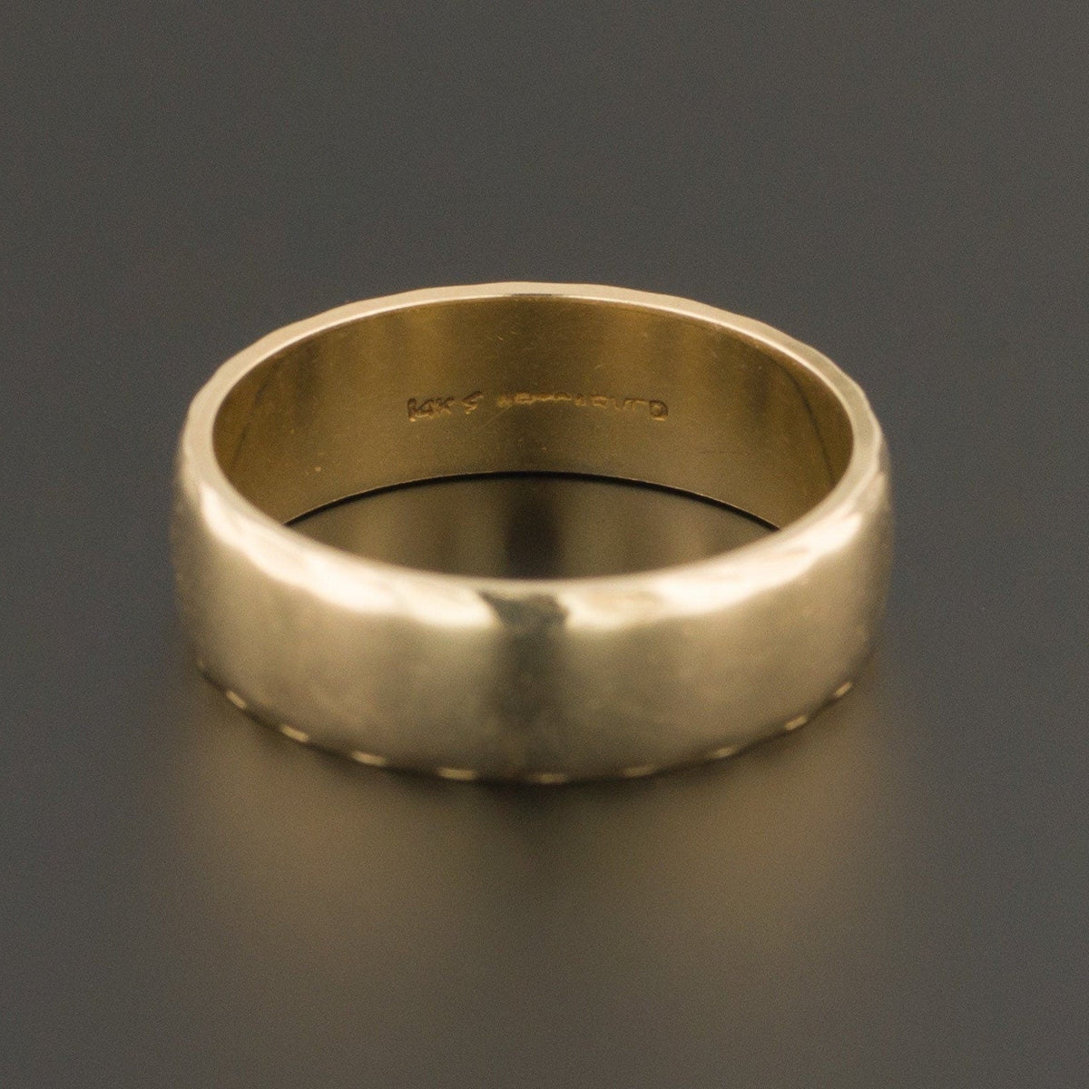 Vintage 14k Gold Wedding Band | Wedding Band - Trademark Antiques