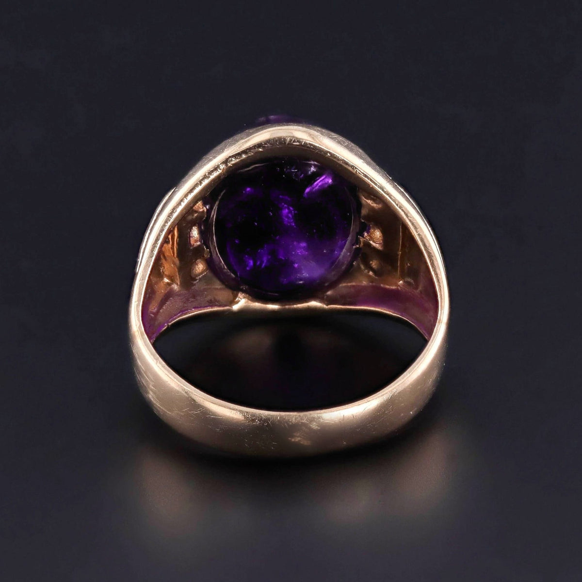 Vintage Amethyst Ring of 10k Gold - Trademark Antiques