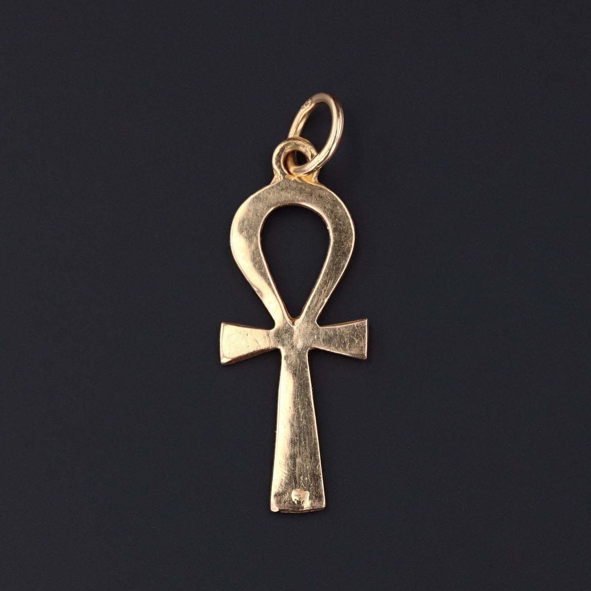 Vintage Ankh Pendant | 18k Gold Ankh Pendant - Trademark Antiques