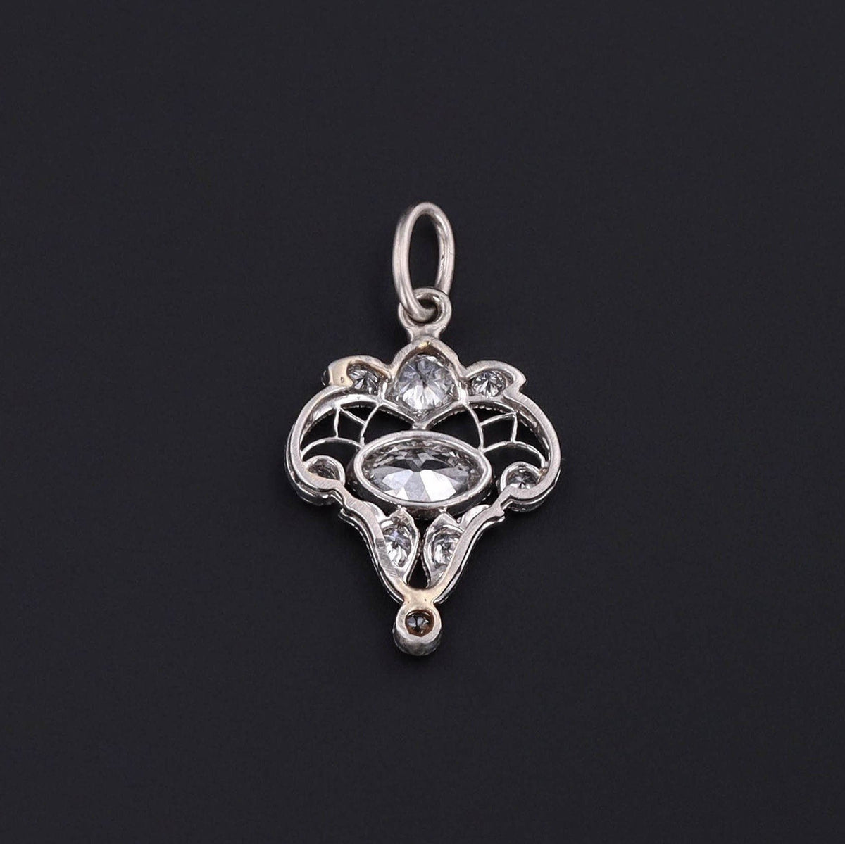 Vintage Art Deco Diamond and Platinum Charm - Trademark Antiques