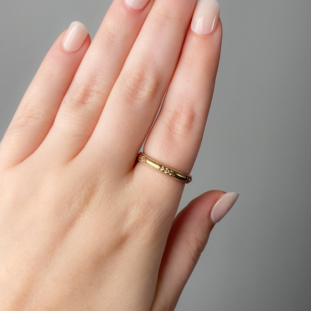 Vintage Band of 14k Gold - Trademark Antiques