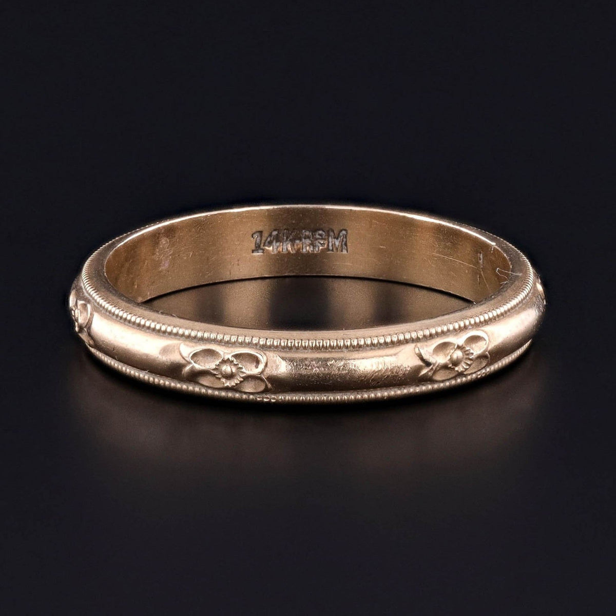 Vintage Band of 14k Gold - Trademark Antiques