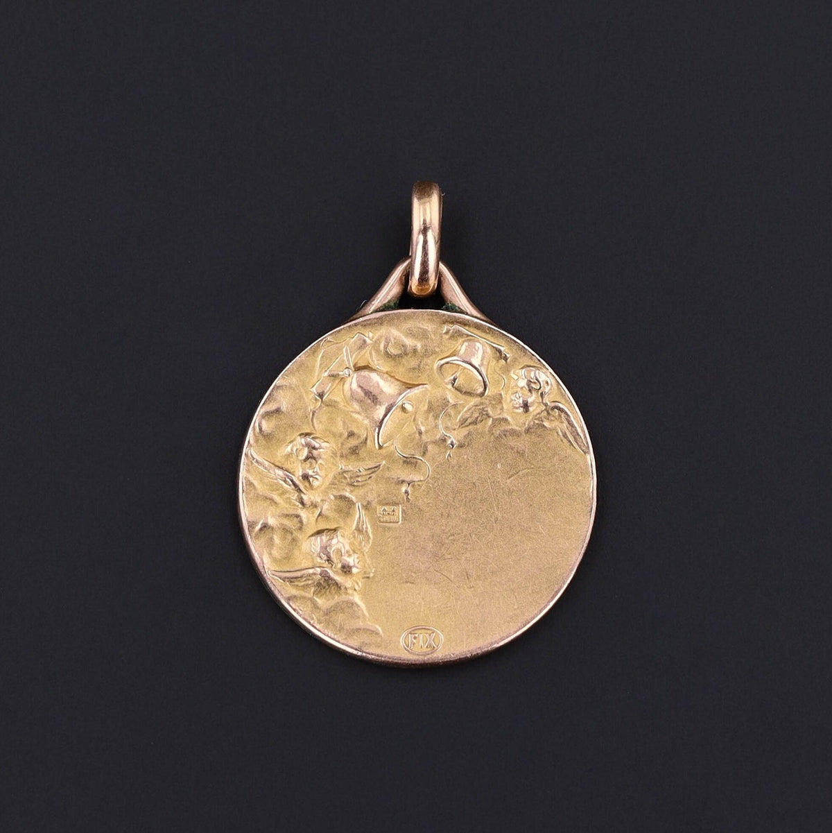 Vintage Baptism Pendant - Trademark Antiques
