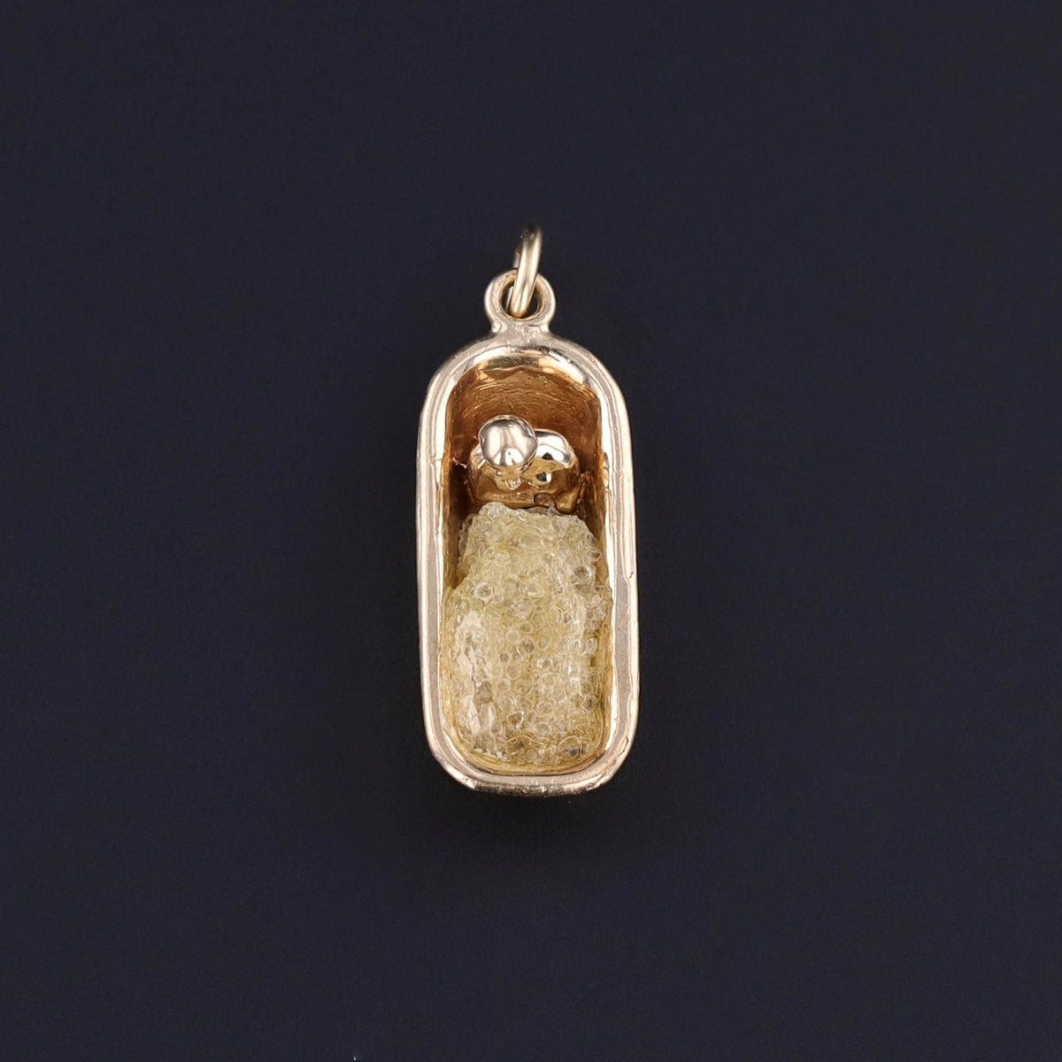 Vintage Bathtub Charm of 14k Gold - Trademark Antiques
