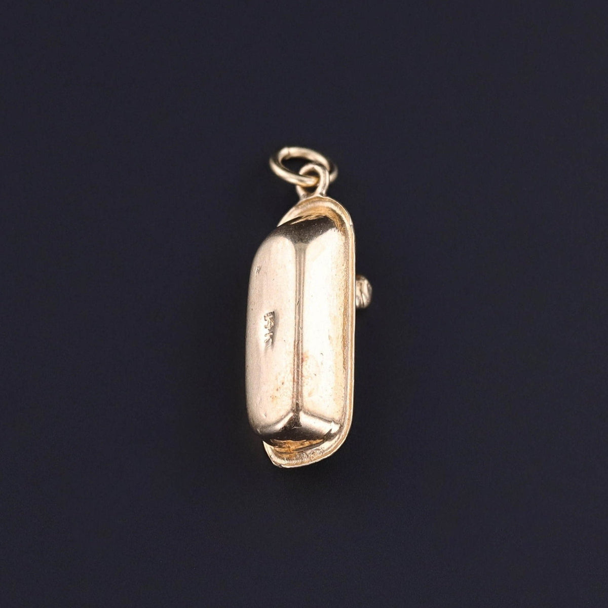 Vintage Bathtub Charm of 14k Gold - Trademark Antiques