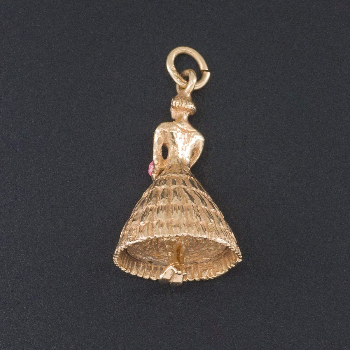 Vintage Bridesmaid Charm | Gold Bridesmaid Pendant - Trademark Antiques