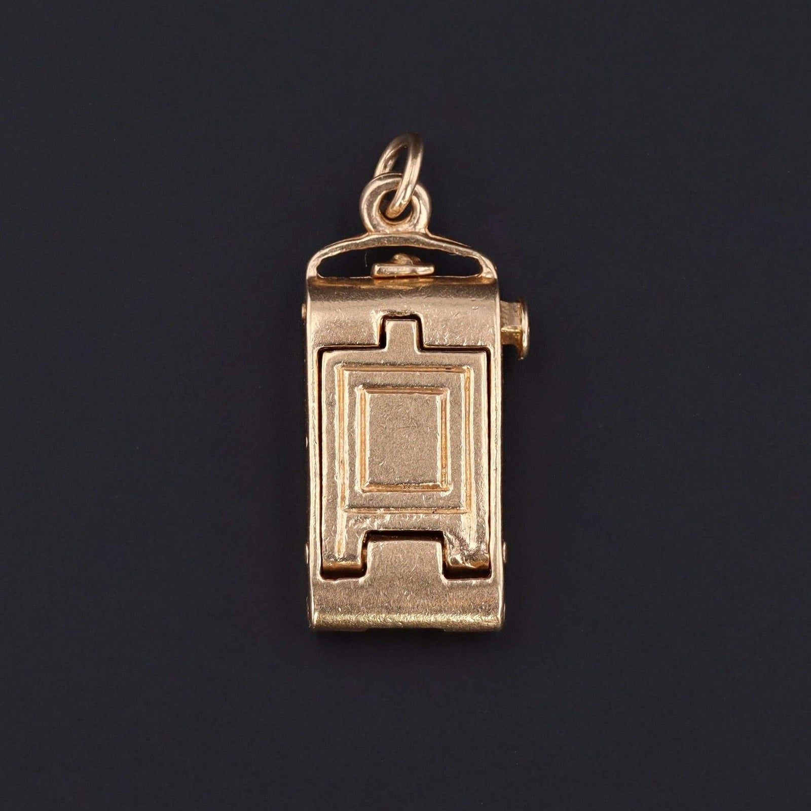 Vintage Camera Charm | 14k Gold Charm or Pendant - Trademark Antiques