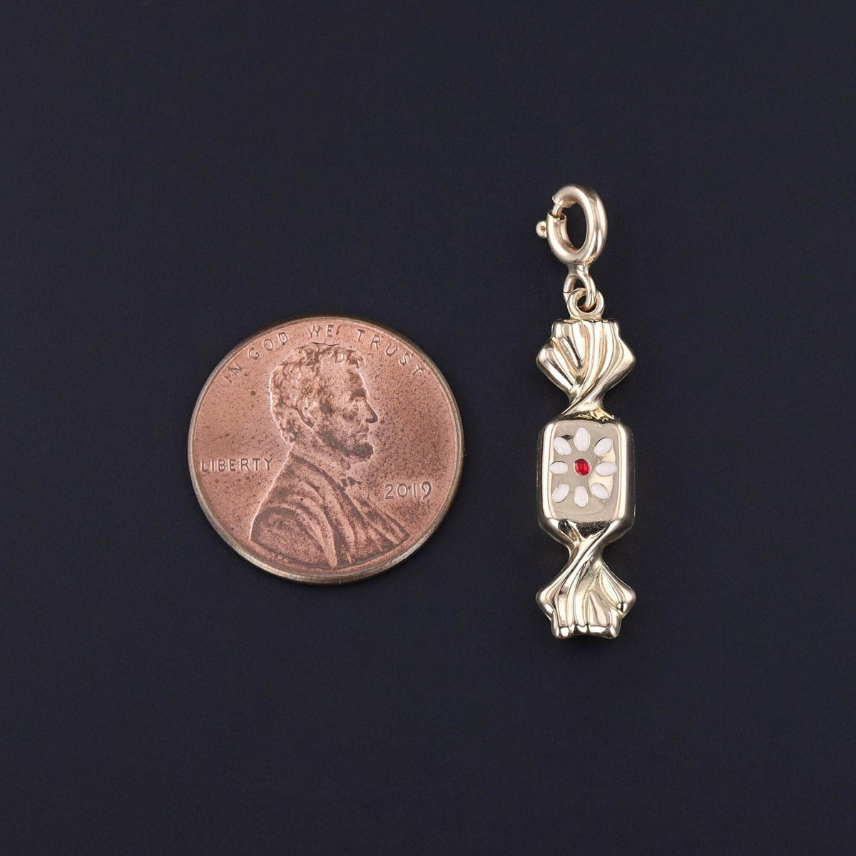 Vintage Candy Charm of 14k Gold - Trademark Antiques