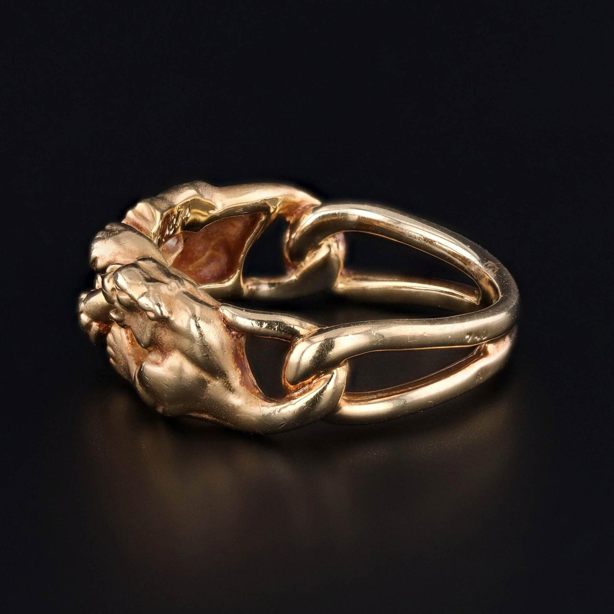 Vintage Carrera y Carrera Panther Ring of 18k Gold - Trademark Antiques