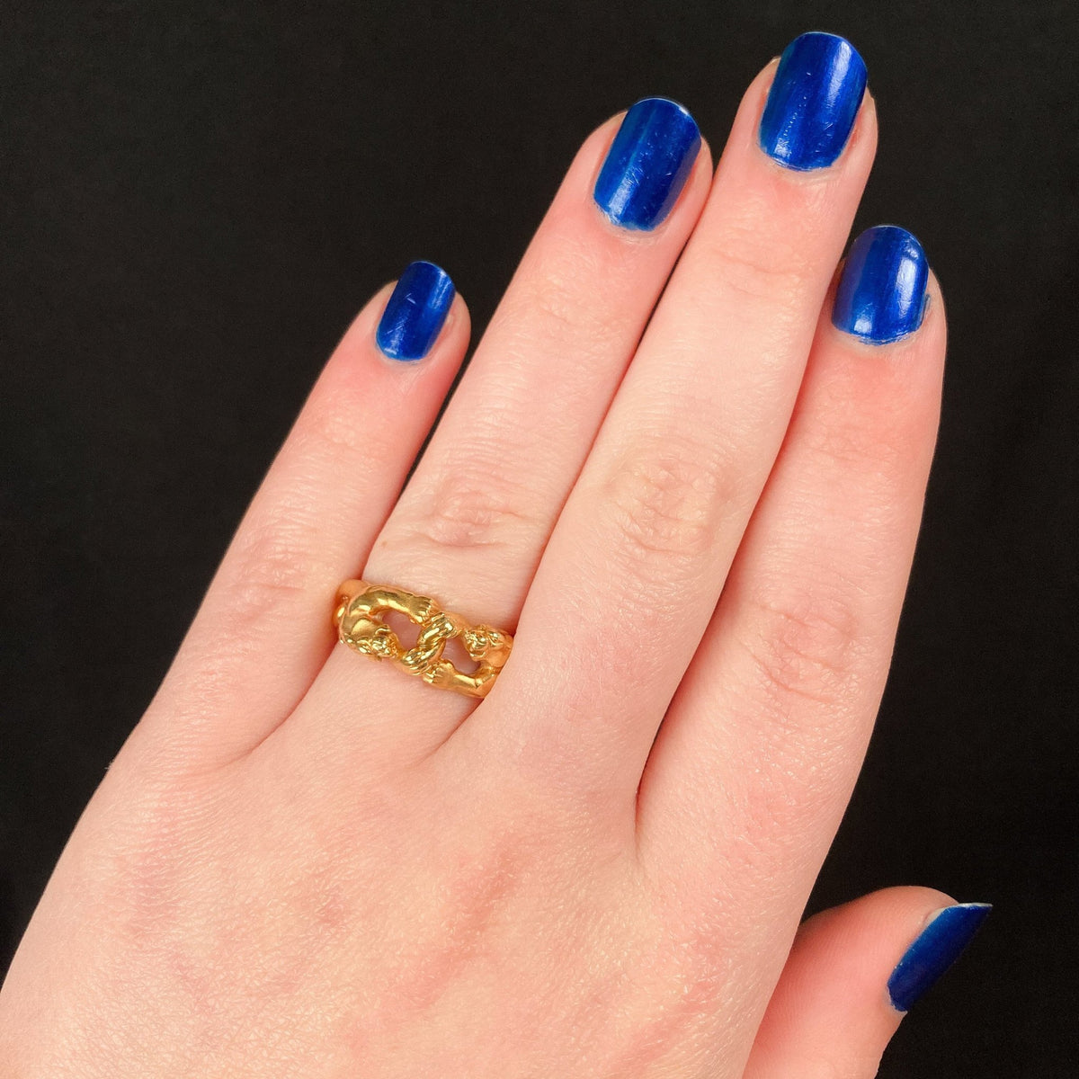 Vintage Carrera y Carrera Panther Ring of 18k Gold - Trademark Antiques
