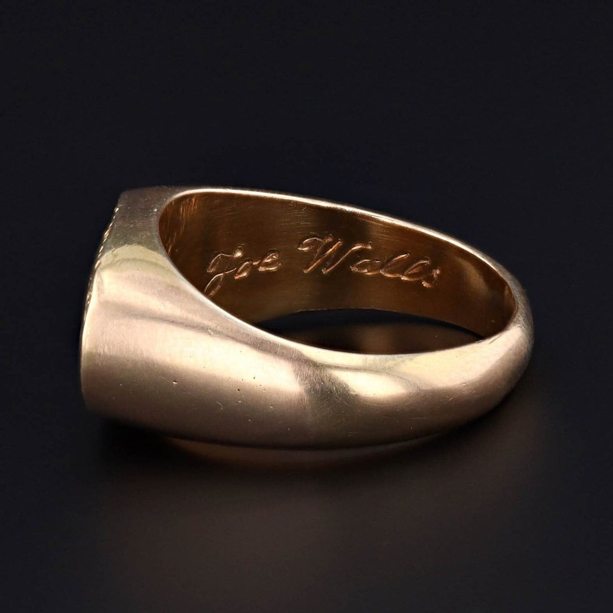 Vintage Charioteer Ring | 18k Gold Ring - Trademark Antiques