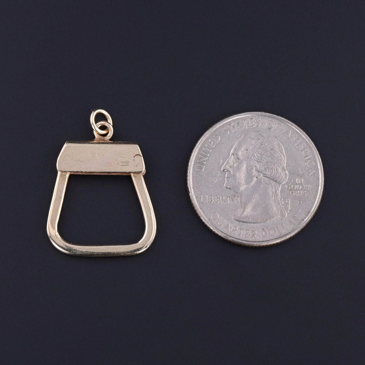 Vintage Charm Holder of 14k Gold - Trademark Antiques