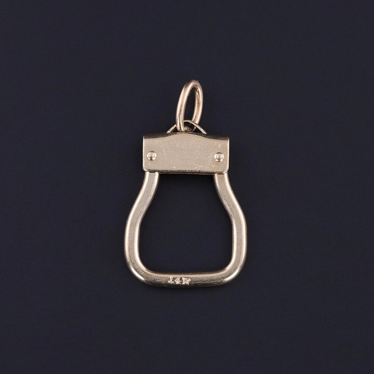 Vintage Charm Holder of 14k Gold - Trademark Antiques