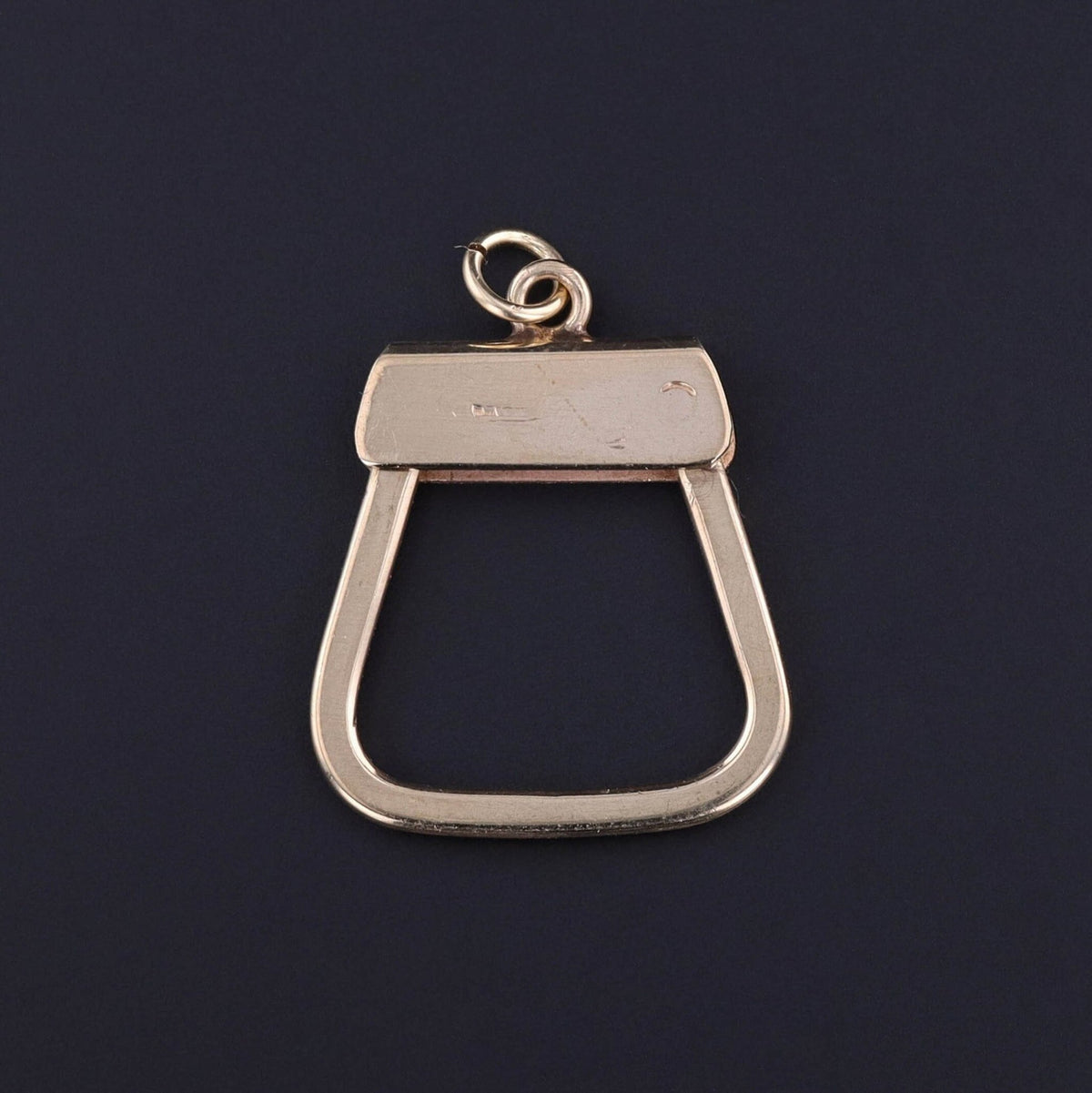 Vintage Charm Holder Pendant of 14k Gold - Trademark Antiques