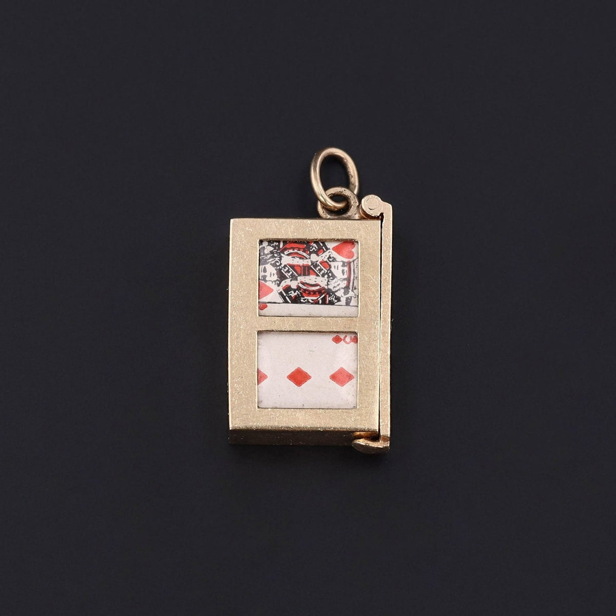 Vintage Charm of Mini Playing Cards in 14k Gold - Trademark Antiques