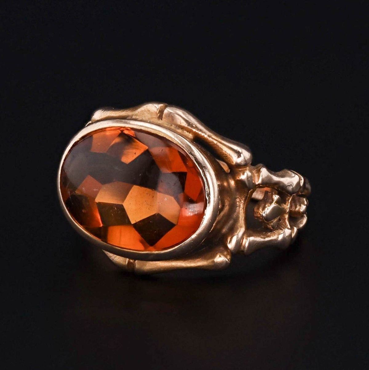 Vintage Citrine Ring of 10k Gold - Trademark Antiques