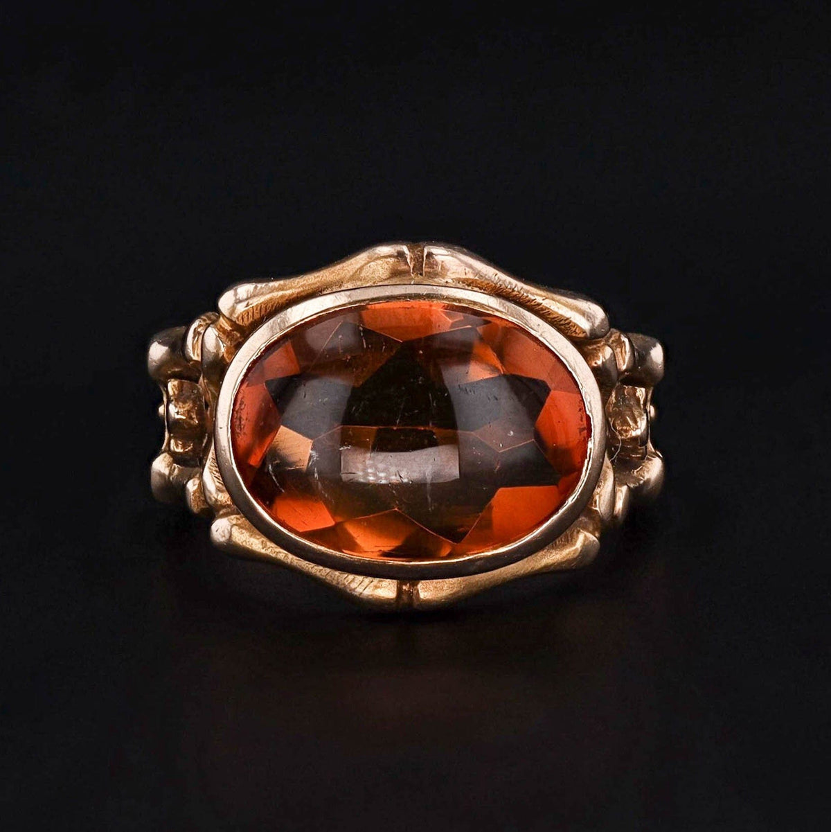 Vintage Citrine Ring of 10k Gold - Trademark Antiques