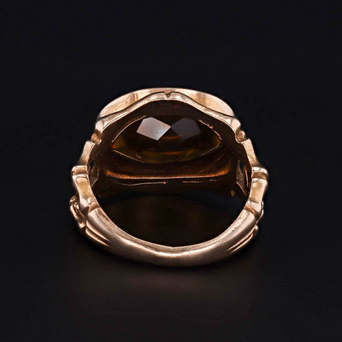 Vintage Citrine Ring of 10k Gold - Trademark Antiques