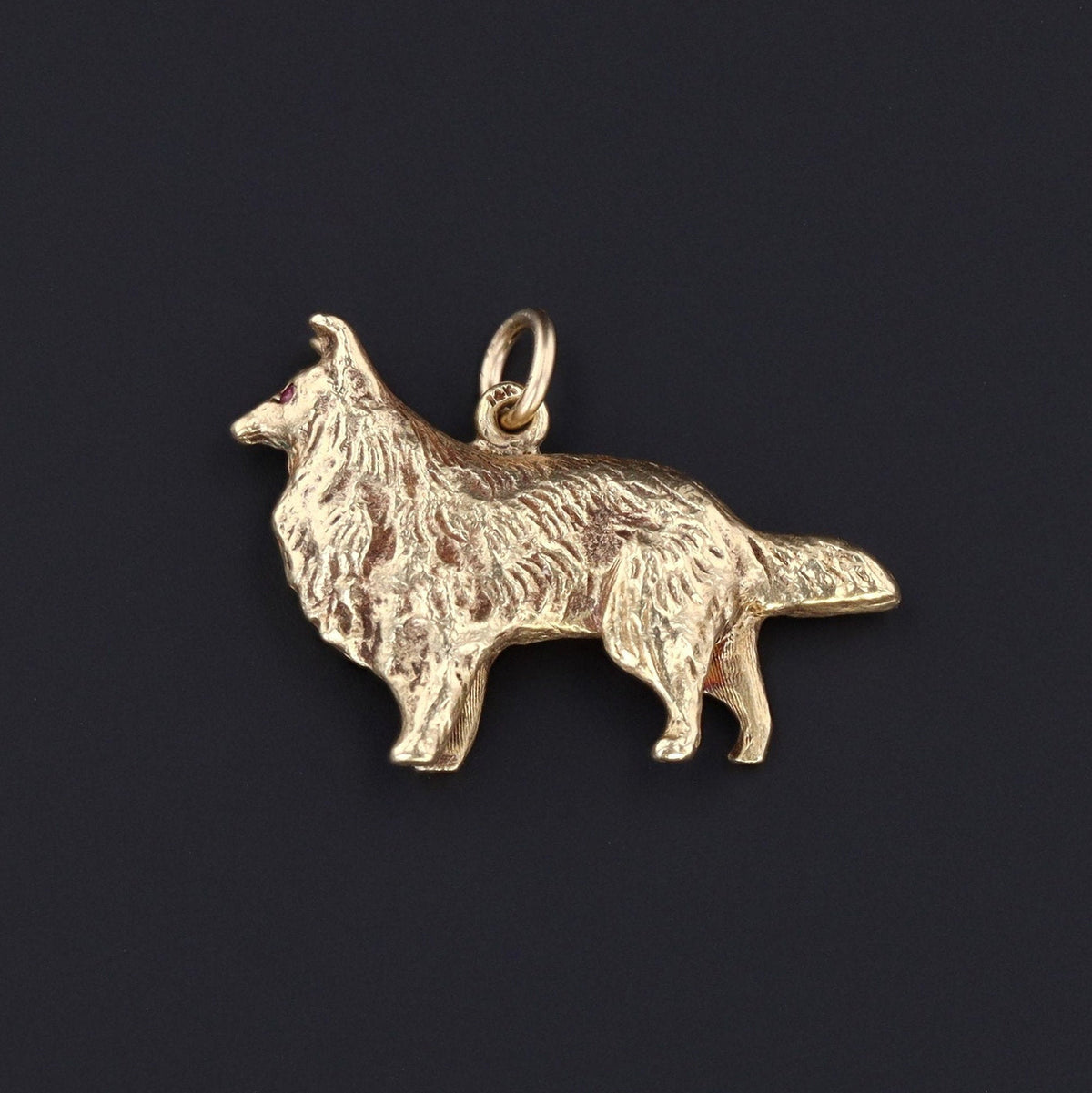 Vintage Collie Charm | Dog Charm - Trademark Antiques
