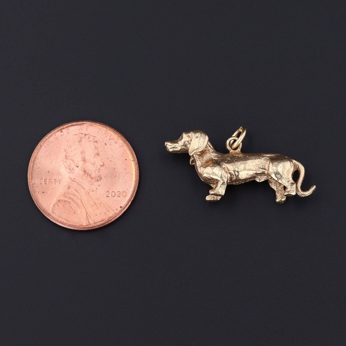 Vintage Dachshund Charm | Dog Charm - Trademark Antiques