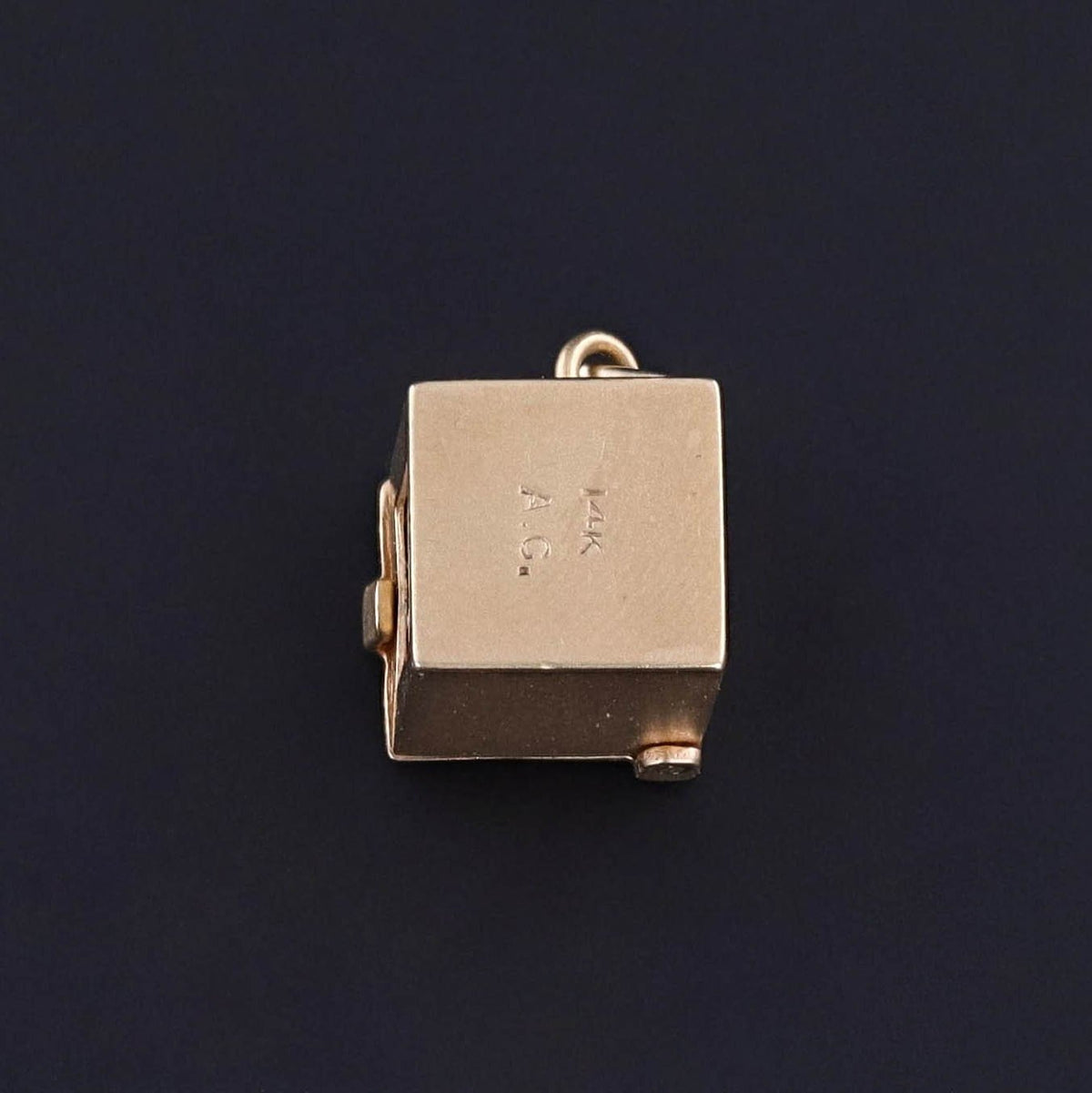 Vintage Deck of Playing Cards Charm of 14k Gold - Trademark Antiques