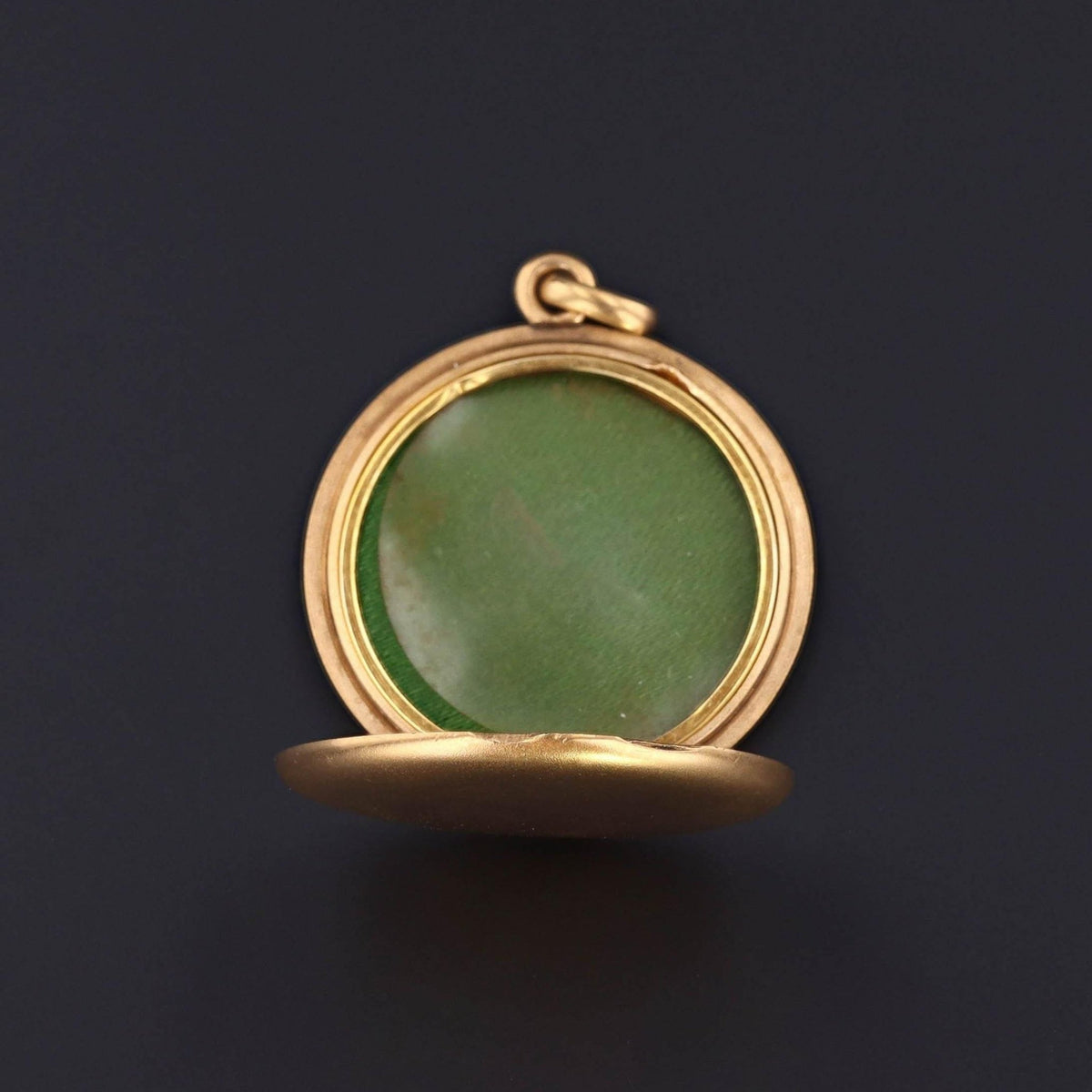 Vintage Diamond Locket | Vintage Elgin American Manufacturing Locket - Trademark Antiques