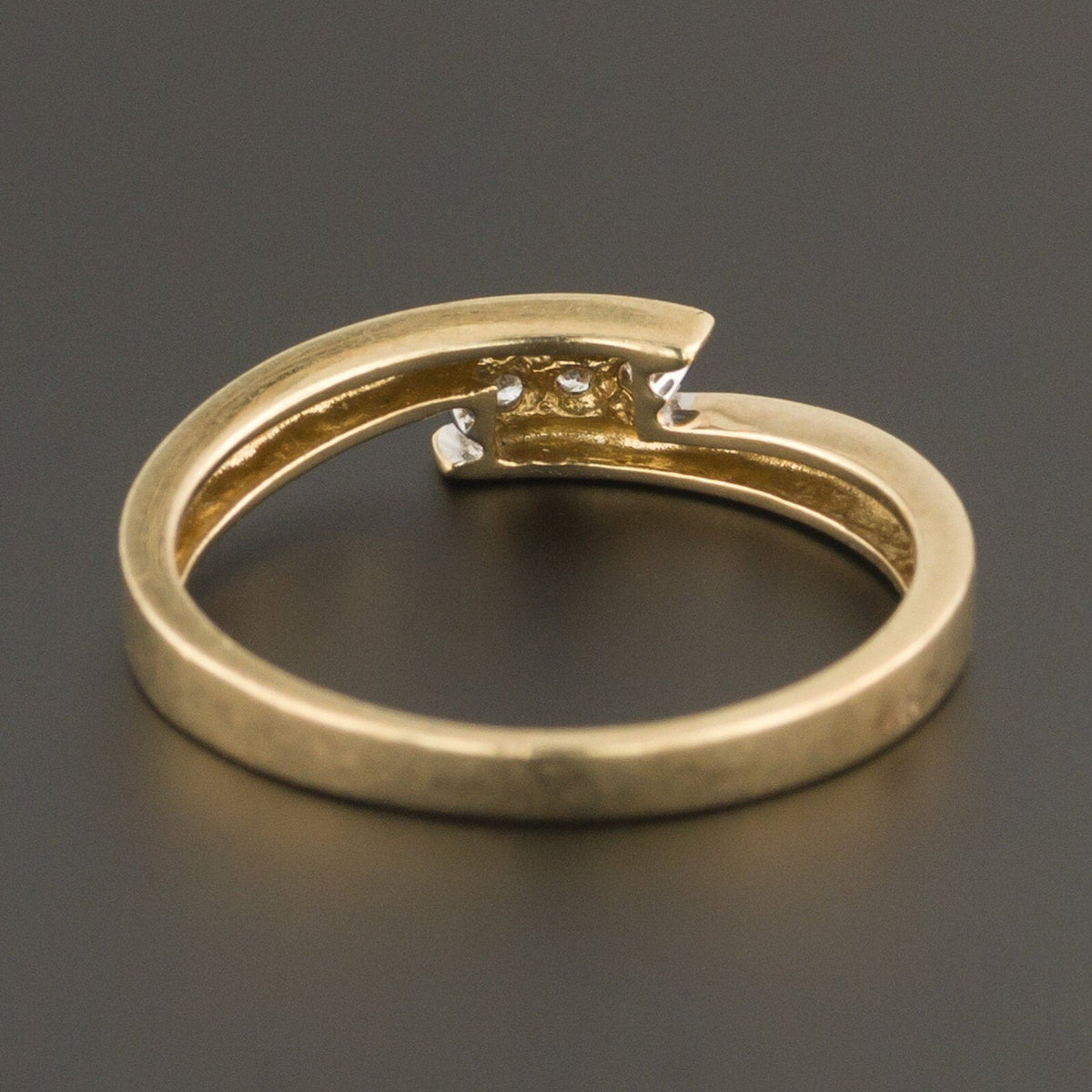 Vintage Diamond Ring | Diamond Bypass Ring - Trademark Antiques