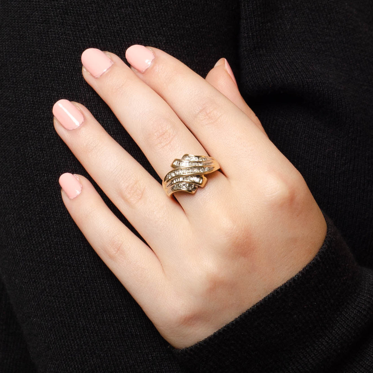 Vintage Diamond Ring | Diamond Cocktail Ring - Trademark Antiques