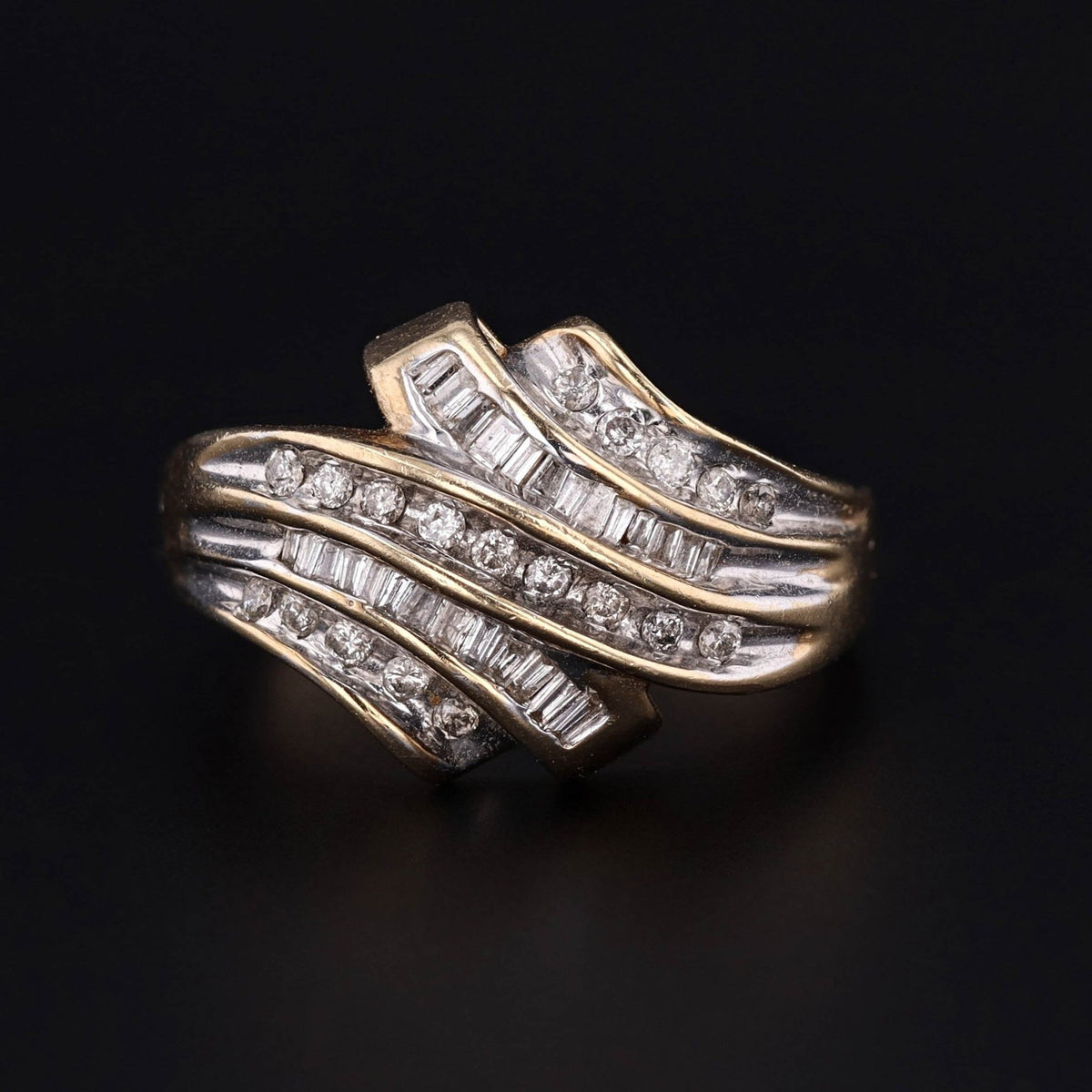 Vintage Diamond Ring | Diamond Cocktail Ring - Trademark Antiques