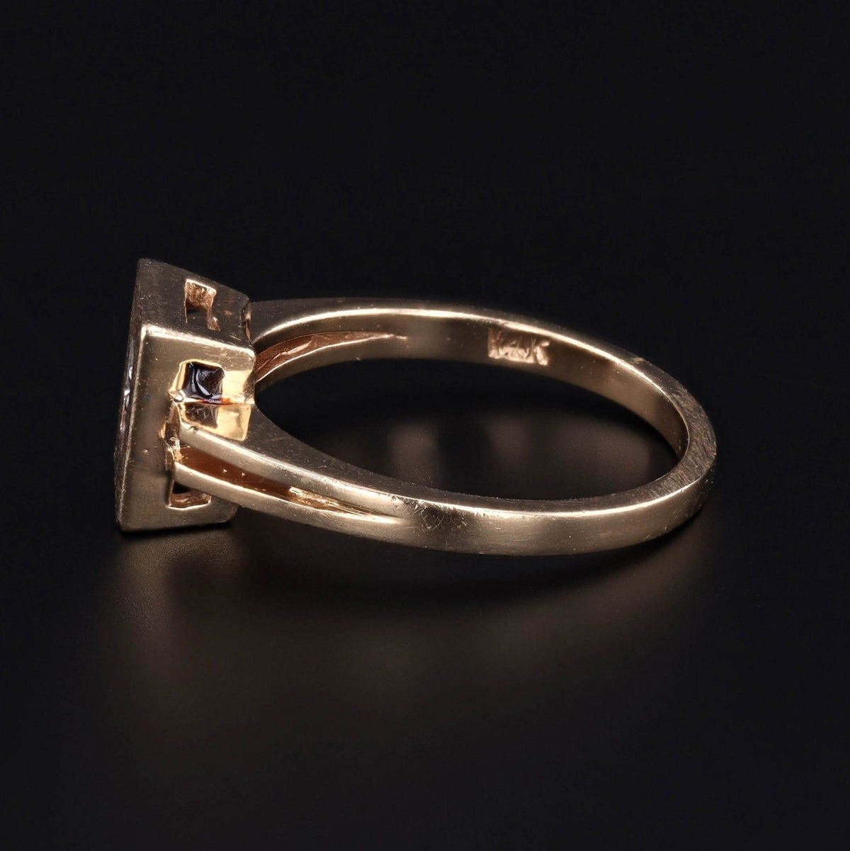 Vintage Diamond Ring of 10k Gold - Trademark Antiques