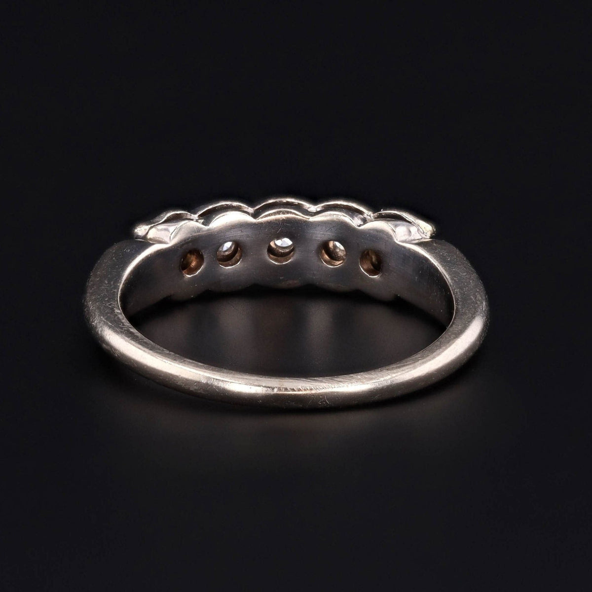 Vintage Diamond Wedding Band | Diamond Ring - Trademark Antiques