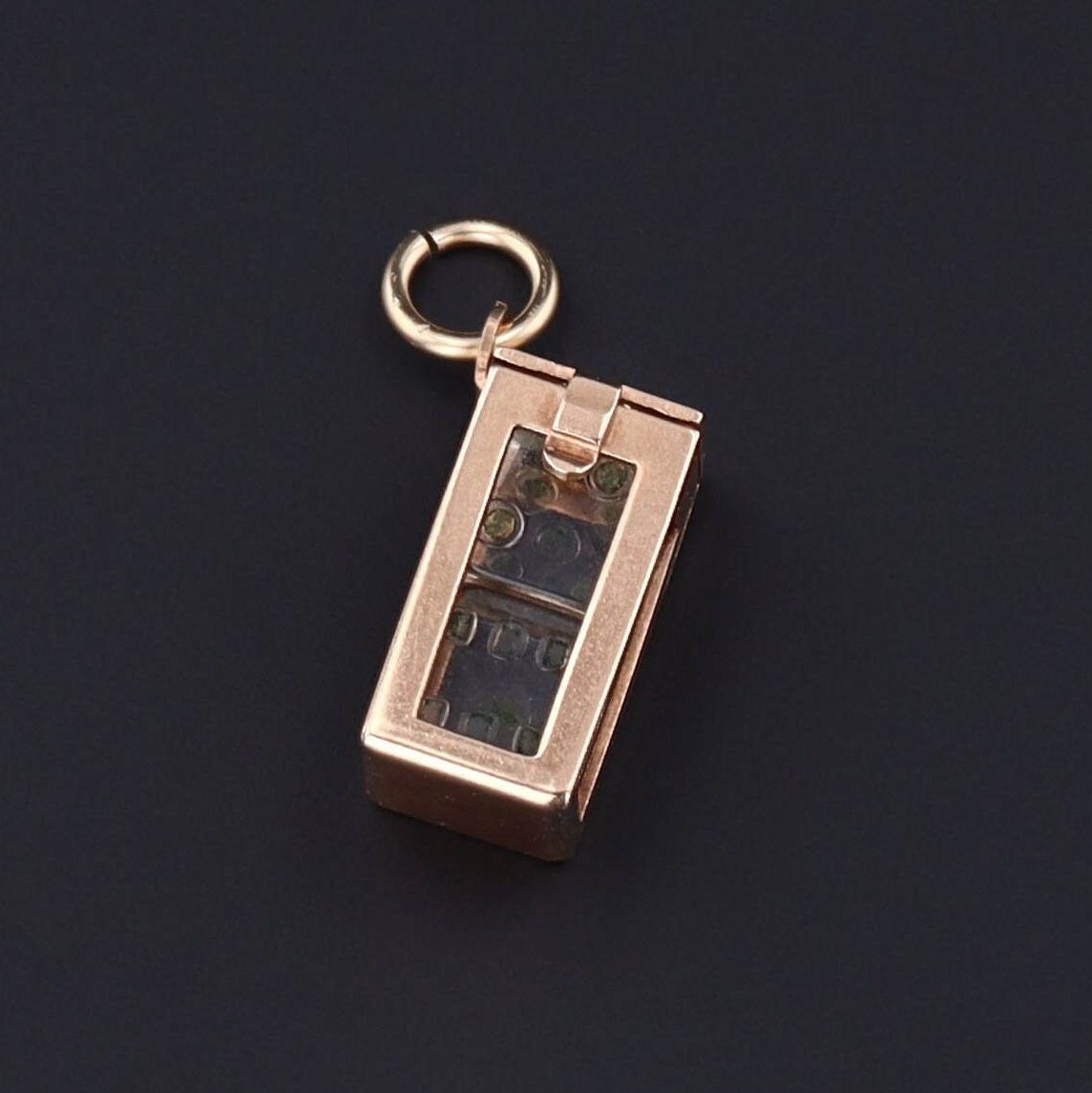 Vintage Dice Charm | Moveable Charm - Trademark Antiques