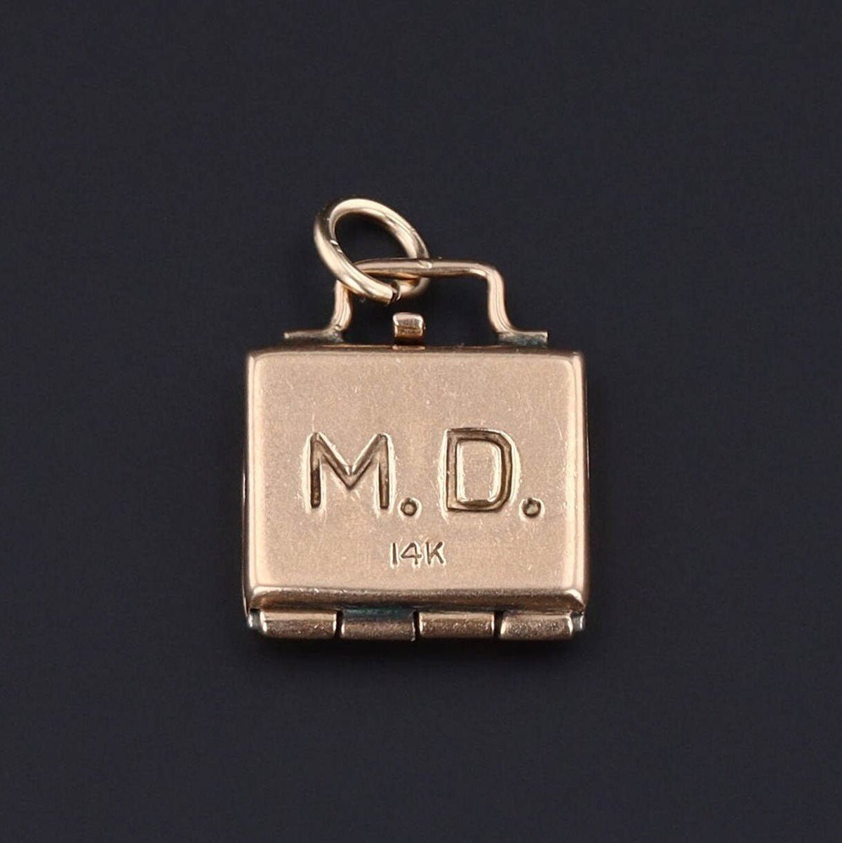 Vintage Doctor Bag with Baby Inside | Moveable Charm - Trademark Antiques