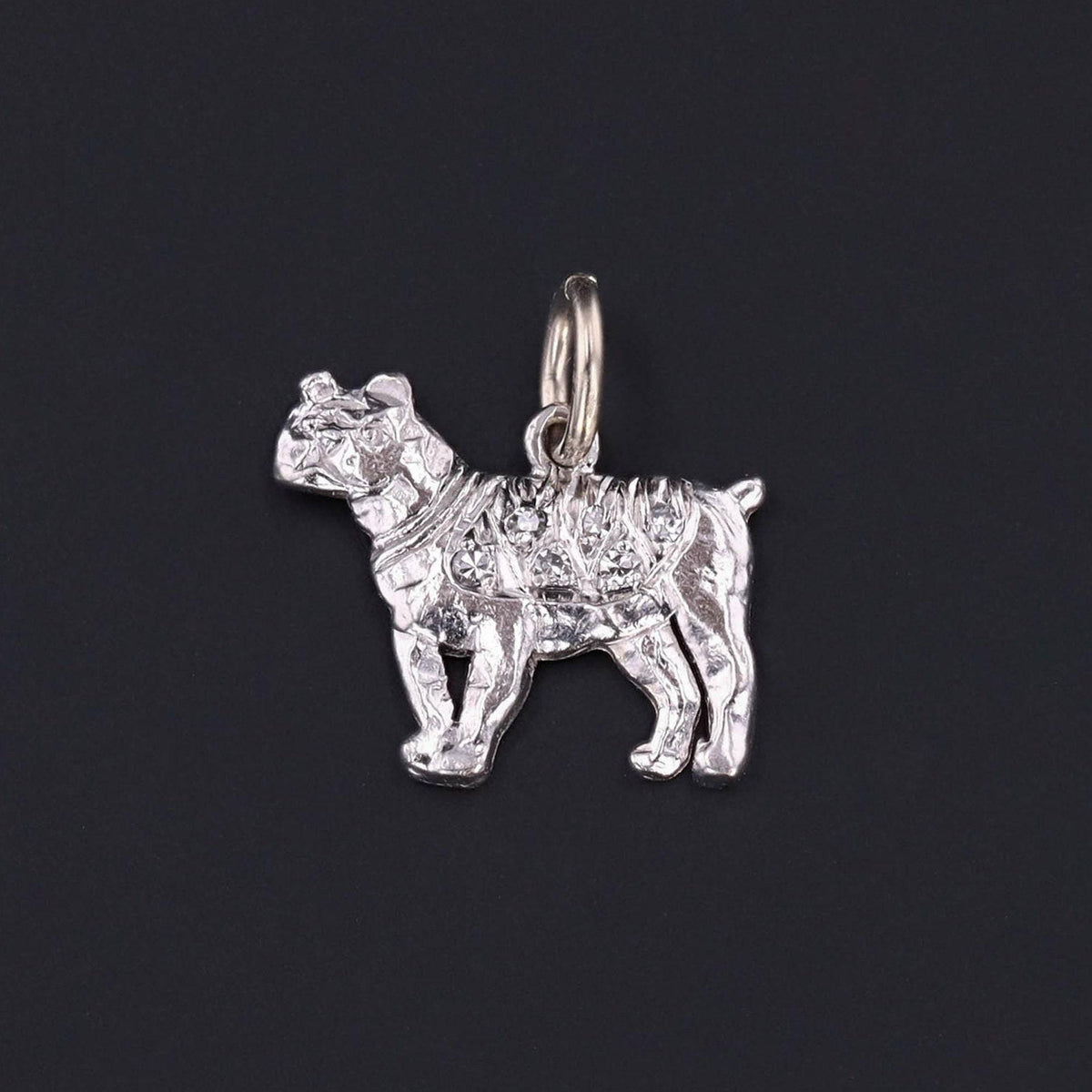 Vintage Dog Charm | Vintage Boxer Dog Charm - Trademark Antiques