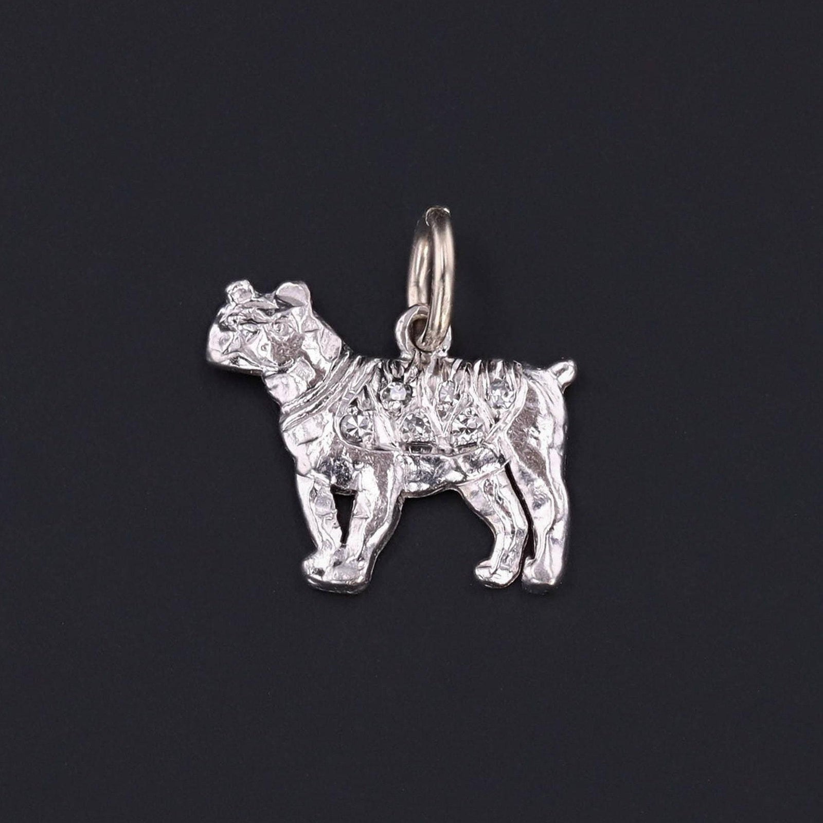 Vintage Dog Charm | Vintage Boxer Dog Charm - Trademark Antiques