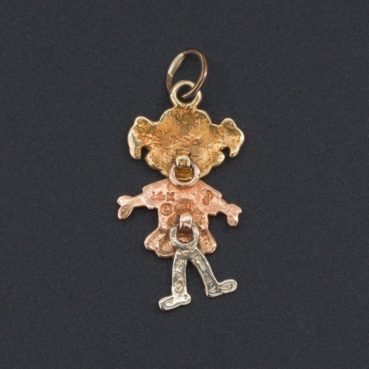 Vintage Doll Charm | 14k Gold Charm - Trademark Antiques